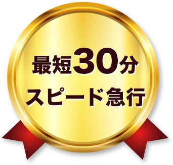 最短30分スピード急行